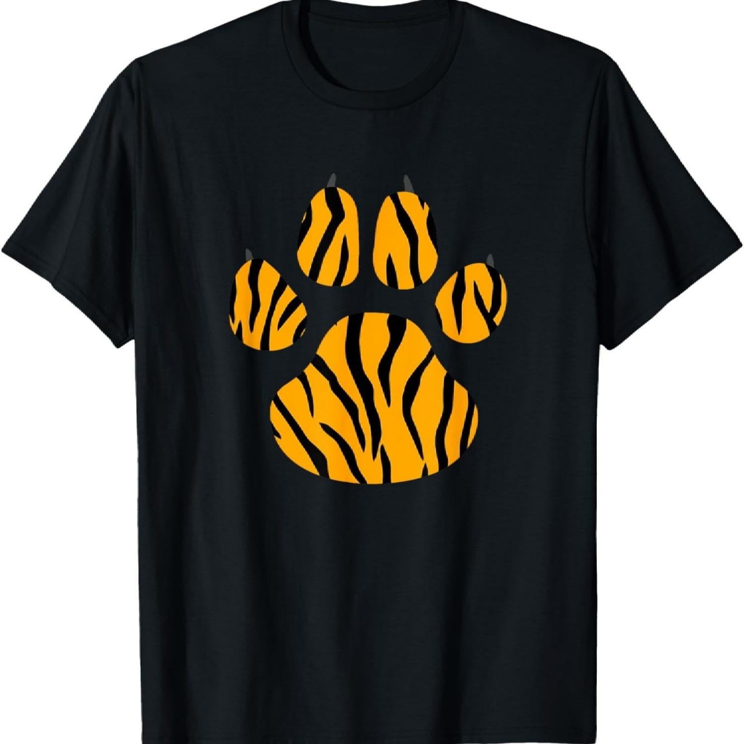 

Cool Animal Tiger Print Paw T-Shirt XXXXXL різнокольоровий