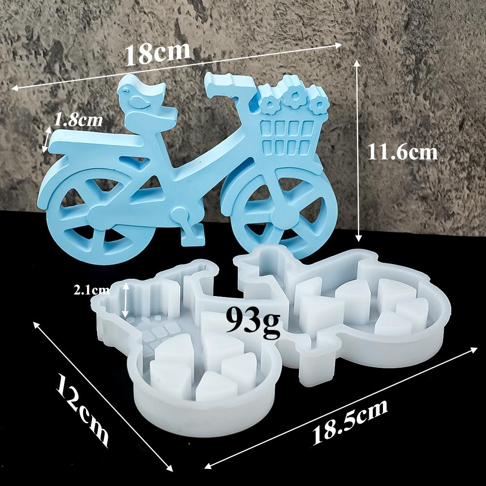 

Велосипедная силиконовая форма для ароматерапии, гипсовые формы для украшения велосипеда, принадлежности для изготовления свечей, формы для поделок из смолы и бетона, домашний декор