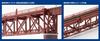 TOMIX N Gauge Upper Deck Truss Bridge S280 Red 2 Brick 3266 Model Train Supplies Single-Track (F) (with Piers)