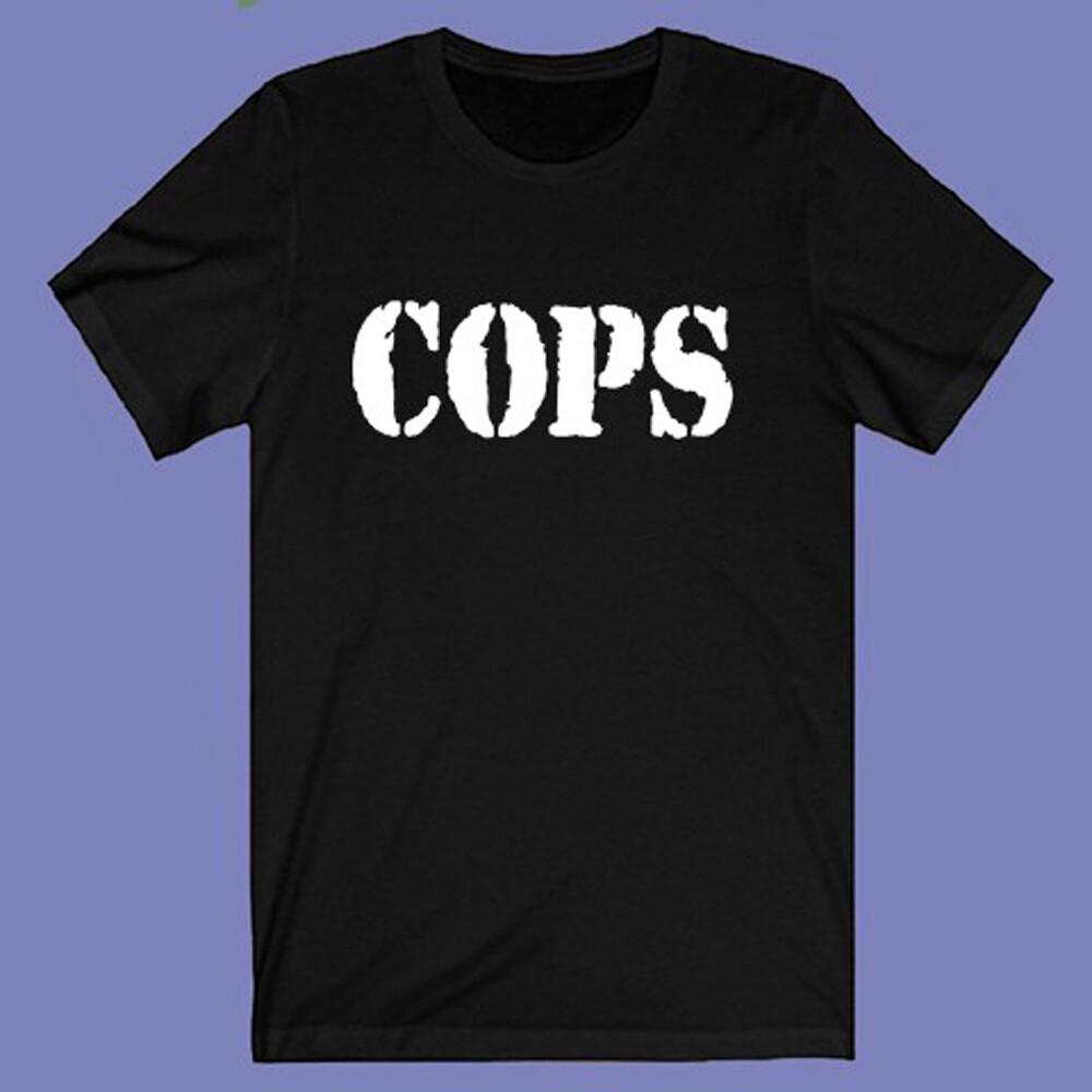 Cops Police Tv Show Men#039;s Black Tshirt Size S5XL Unisex T-Shirt XL