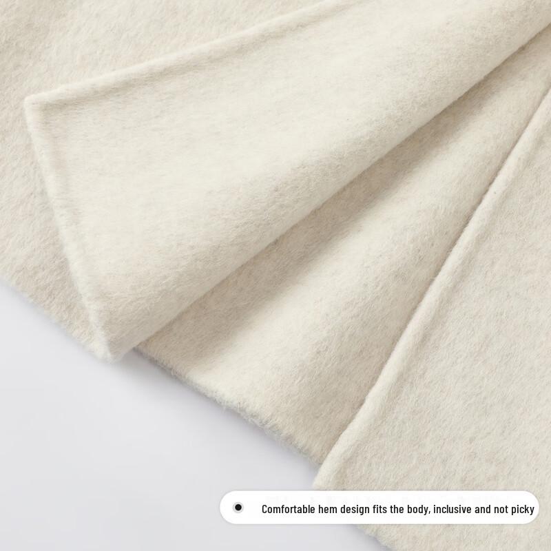 FivePlus Women's Retro Wool Blend Long Coat