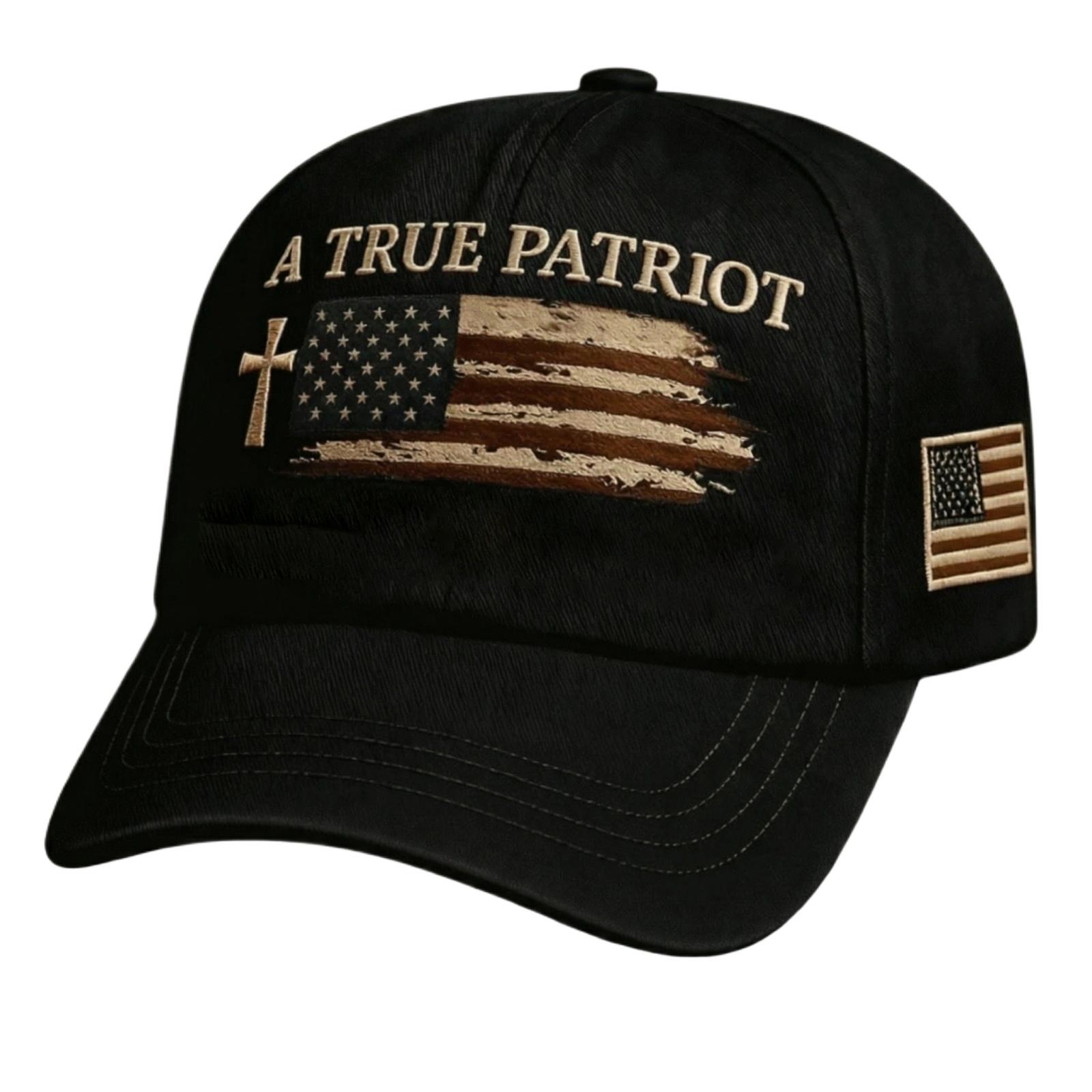 Independence Day 3D Digitally Printed Flag Baseball Cap - A Patriotic Commemorative Cap For Baseball. One Size