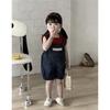 Girls' Summer Polka Dot Overalls: Korean Style Red Two-Piece Set for Infants and Toddlers