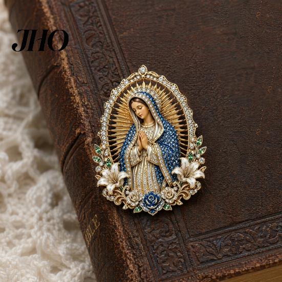 Christian Faith Brooch Sacred Heart of Jesus Brooch, Confirmation Souvenir Accessory with Enamel Pin Pin, Catholic Lapel Inspirational Gift