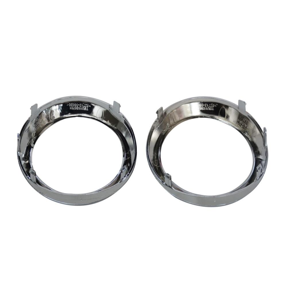 1 Pair Fog Light Lamp Bezel Cover For Toyota Sienna SE 2011-2017