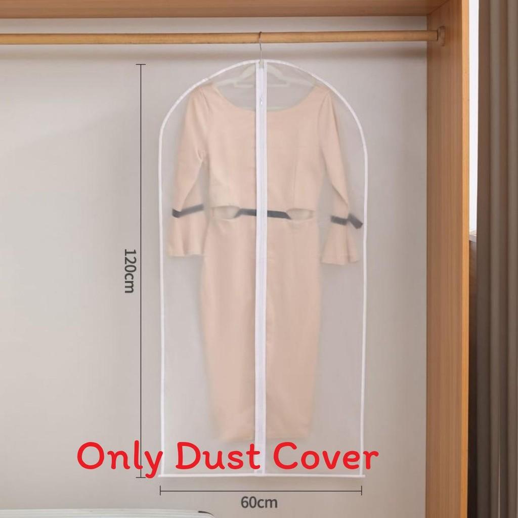 Dress Garment Clear Suit Clothes Coat Cover Protector Waterproof Travel Bag Zip