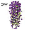 Wedding Artificial Flowers for Outdoor Fake Hanging Morning Glory with Eucalyptus Leaves UV Flower Bouquet Resistant Faux Plants Petunias