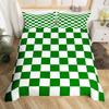 Geometric Abstract Duvet Cover Full King Checkered Bedding Set Aesthetic Checkerboard Plaid Comforter Cover for Boys Girls Teen