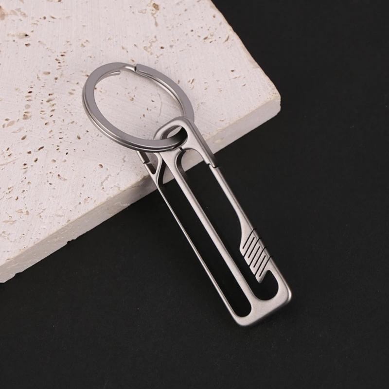 Metal Alloy Carabiner Keychains Clip Quick Releases Key Rings Small Carabiner Clip Waist Hanging Keychain Buckles