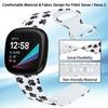 Pattern Printing Design Silicone Watch Band Strap Replacement Size S for Fitbit Versa 3