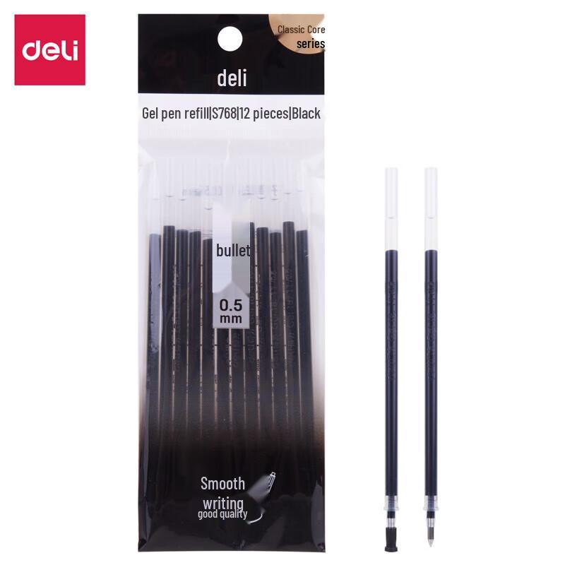 Deli S768 Bullet Tip Gel Pen Refill