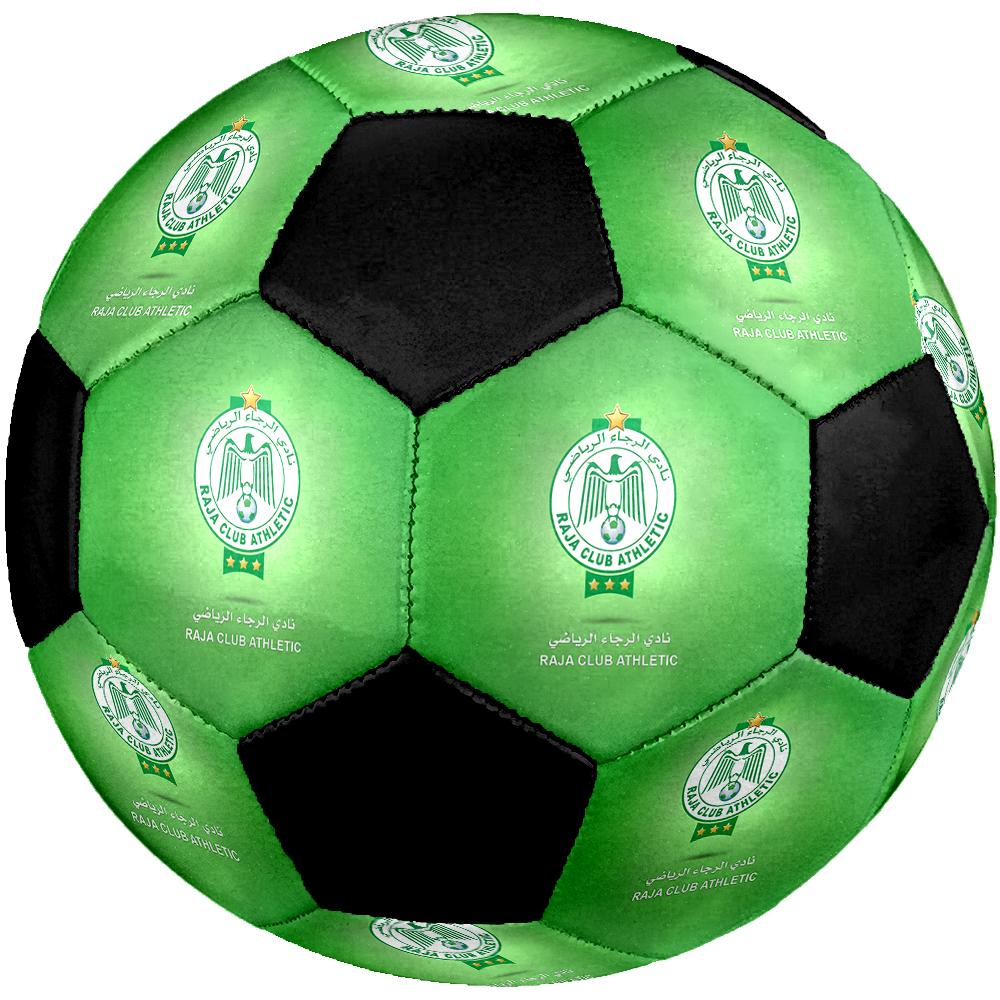 SIZE 5 Raja Casablanca Soccer Ball Colorful All Ages Machine Stitched PVC Competition Ready Durable High-Bounce