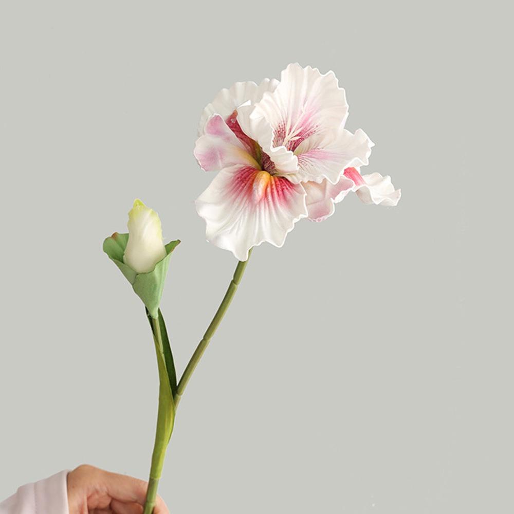 

2 шт. 45 см Имитация орхидеи Каттлея ЕВА Шелк Искусственный цветок Наружный Внутренний Декор белый