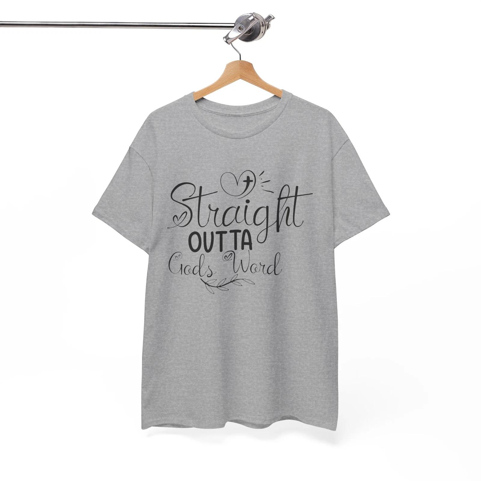 Strong in Christ Shirt | Straight Outta Gods Word T-Shirt | Bible Strength Shirt 3XL