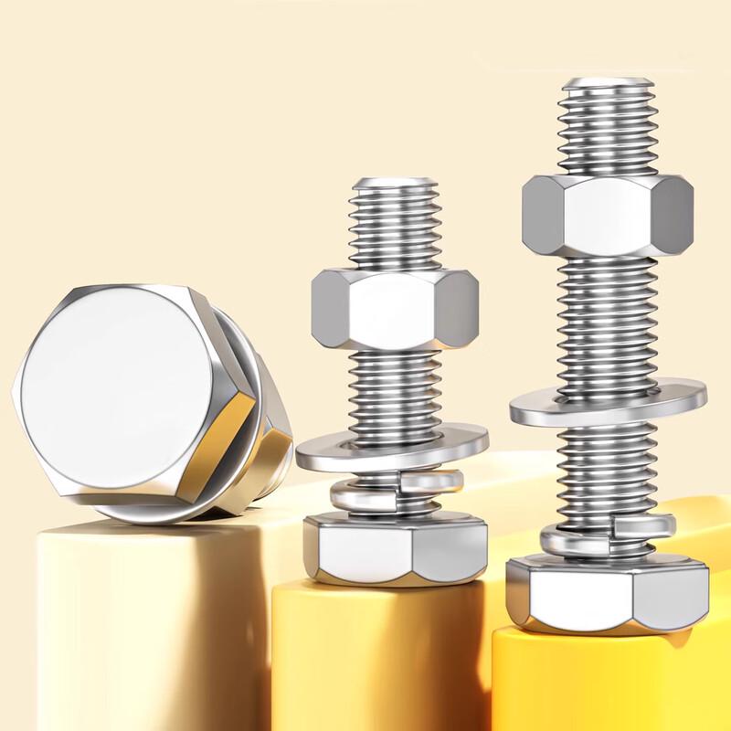Stainless Steel Hex Head Bolt Set