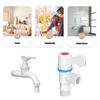 Auslaufsicheres rissfestes Badezimmerarmatur-Set Robuste Kunststoff-Waschbeckenarmatur-Beschläge Einfache Installation für den Heimgebrauch