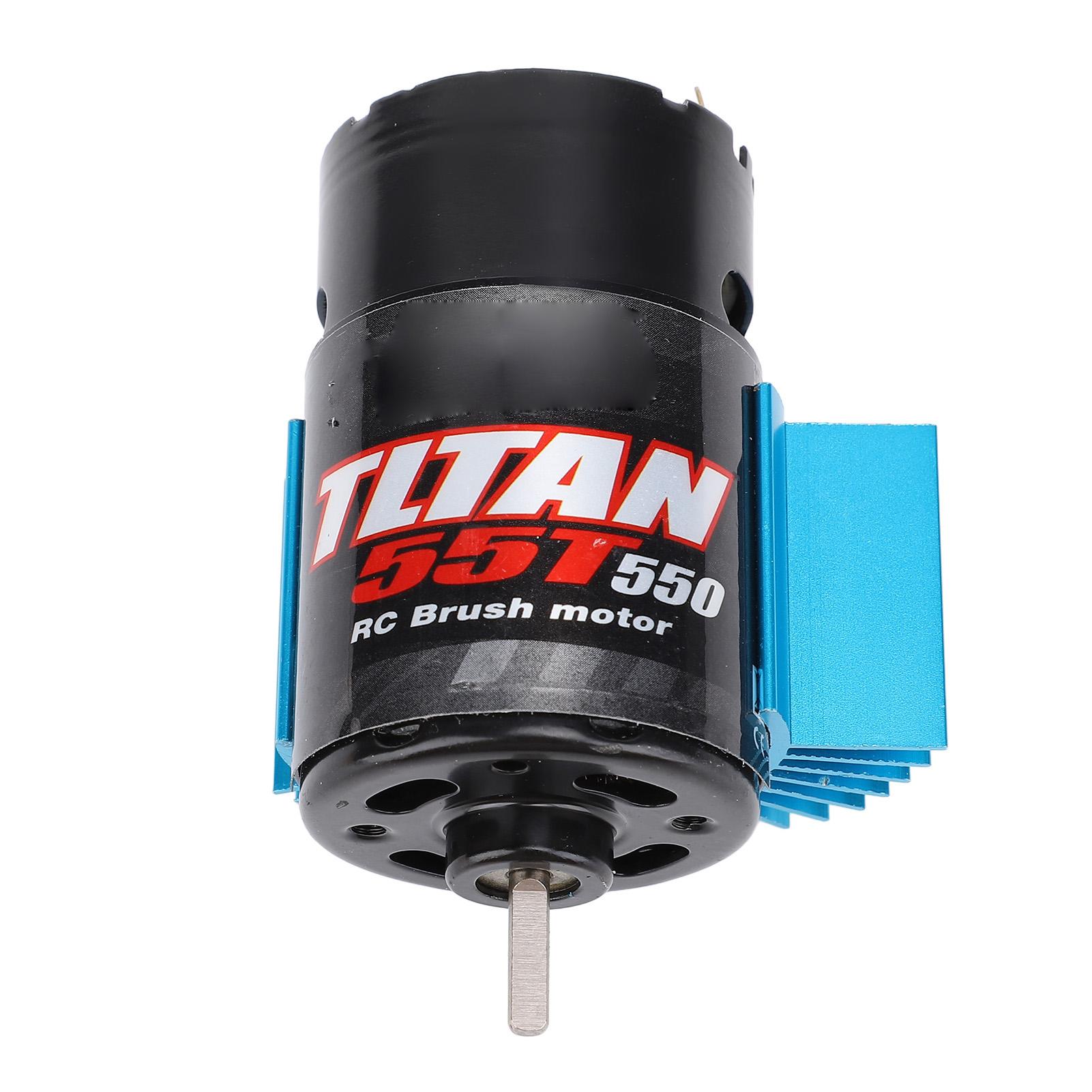

550 RC Car Motor Universal Brushed Motor with Blue Heat Sink for Axial SCX10 for Hpi for Redcat JL 90046 55T