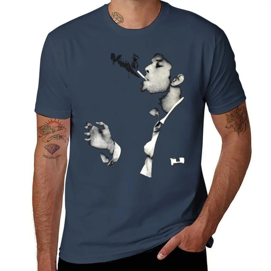 Maglietta icona Tom Waits maglietta essenziale maglietta oversize maglietta firmata uomo