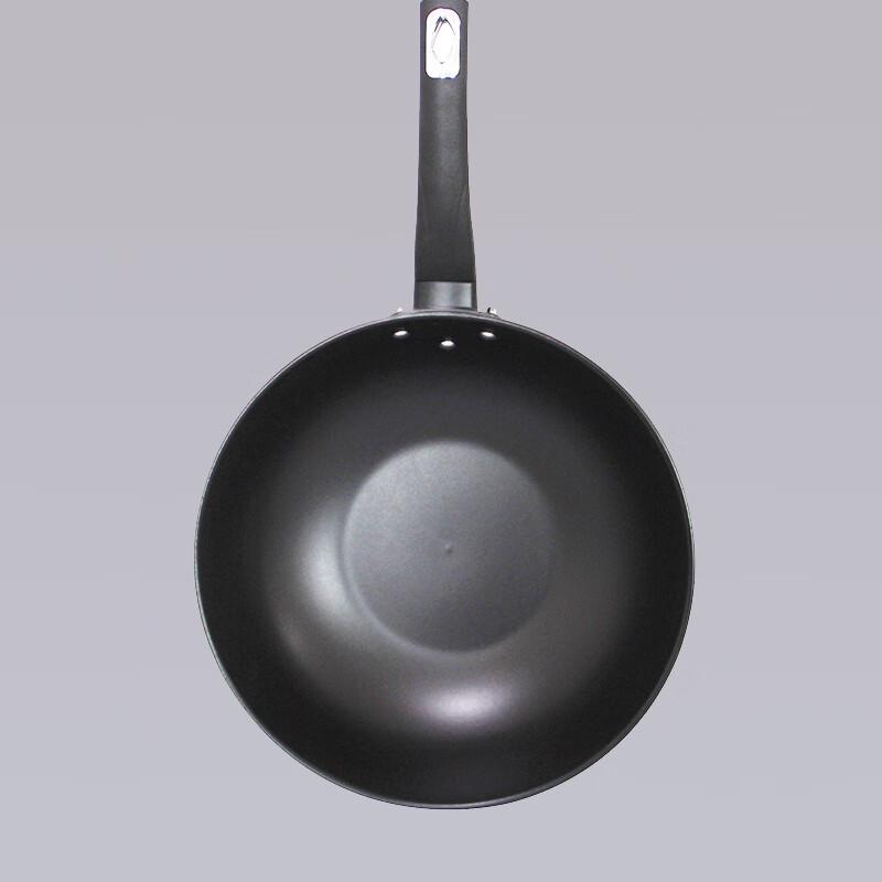 Jiadun JDCG33S Ceramic Flat-Bottom Wok