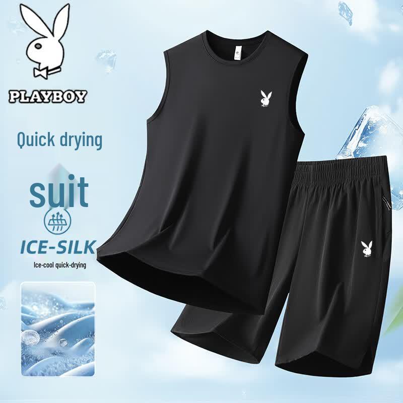 

PLAYBOY Men s Cooling Sleeveless Sport Set XL