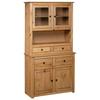 High Sideboard In Solid Pine Wood - vidaXL - Panama Range - Door(s) and Drawer(s) - Lacquered - Country Style