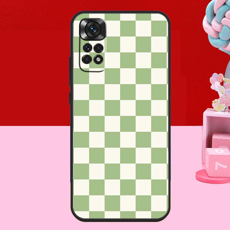 Checkerboard Checkered Board Case For Xiaomi Redmi Note 14 13 12 11 10 15 Pro Plus Redmi 15 C 10C 12C 13C 14C Soft Cover
