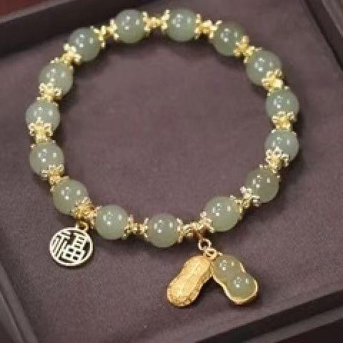 Year Lucky Rabbit Beaded Bracelet for Women Elegant Red Beads Fu Letter Charm Bracelet Chinese Jewelry Festive Gifts