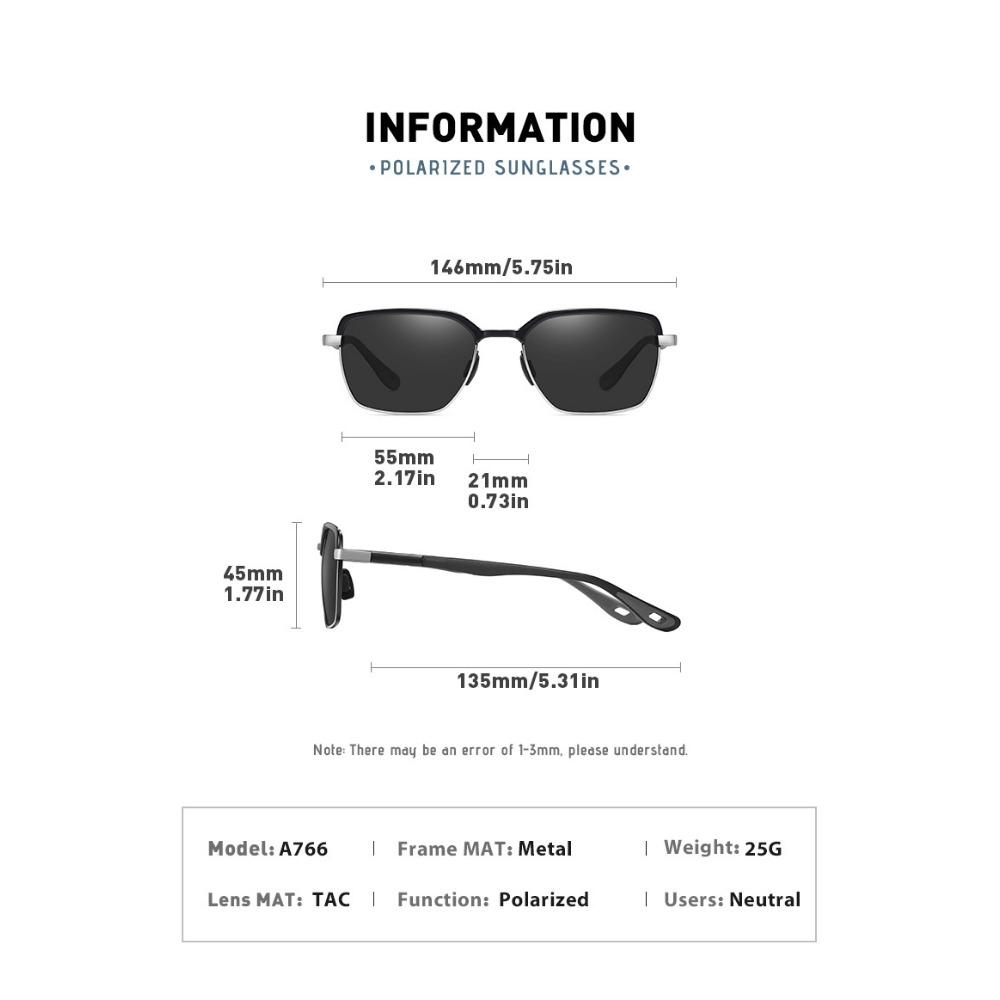 aoron Polarized Sunglasses Men's Driving Color-Changing Sunglasses Business Driver Driving Color-Changing Sunglasses