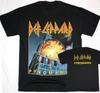 Def Leppard PyroUnisexia Album Graphic Unisex 100Cotton Shirt 2026 Summer New Unisexs Y2k Rock Gothic Style Fashion Tshirt Fan Gift