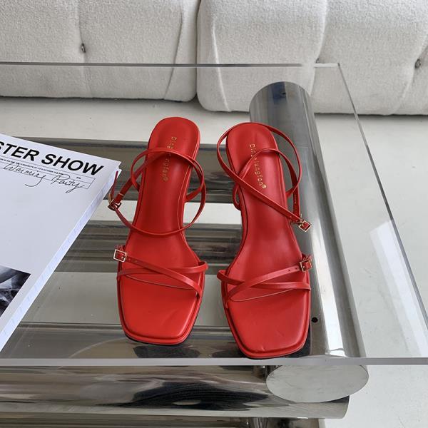 Fashion Comfort Shoes for Women Open Toe Beige Heeled Sandals Ankle Strap Peep Black Low High Fashion Square Girls Rome Casual Scandals