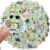 Cute Anime Turtle Waterproof Stickers for Kids Boys Girls, 50Pcs Kawaii Sea Turtle Vinyl Stickers Pack for Water Bottle,Laptop, Scrapbook,
