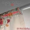 Set Of 2 Contemporary Flat Printing Jit Curtains Without Rod Floral Drapes Chic Polyester Easy Install All Curtain Made