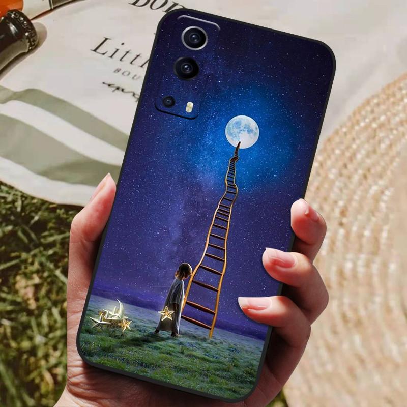 For Coque Vivo Y72 5G Case Silicon Back Cover Phone Case For Vivo Y72 5G Cases Soft Bumper Funda for Vivo Y 72 5G 6.58" Shells