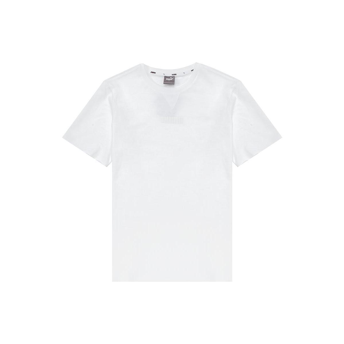 

Футболка Puma Logo с коротким рукавом Мужские топы Белая 849593-02 L