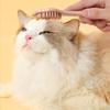Silicone Pet Bath Brush Gentle Massage Tool for Dogs and Cats with Non Slip Handle Suitable for Wet and Dry Use