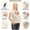 Large Capacity Pet Carrier Backpack Cats Small Dogs Breathable Front Chest Bag Portable Travel