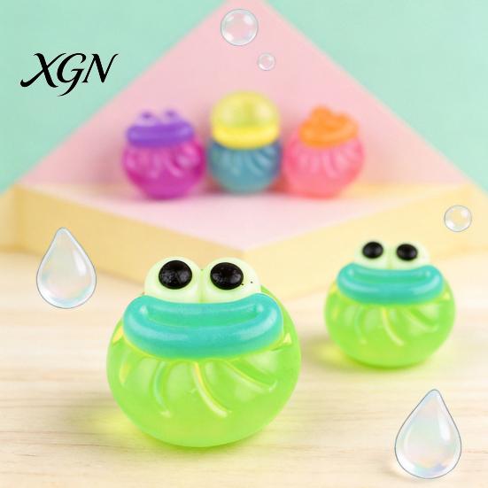 Big Mouth Bun Fidget Toy 15Pcs Cartoon Sausage Dumpling Eyes Steamed Emotional Soothing Squeeze Soft Stretchy Simulation Dough Ball Desk Stress