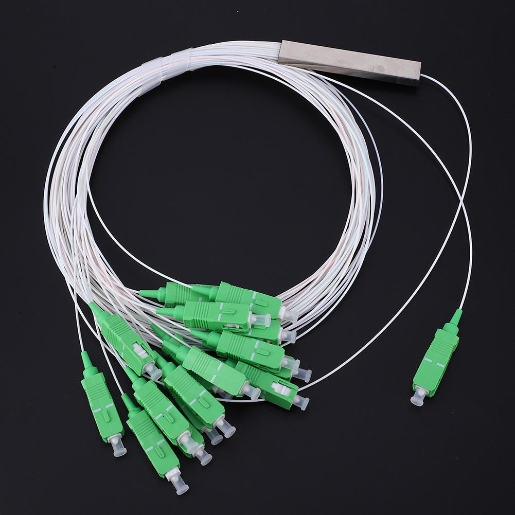 Micro Fiber Optic Splitter 1x16 0.9SM SM SC APC PLC Type Optical Splitter 1260 1650nm
