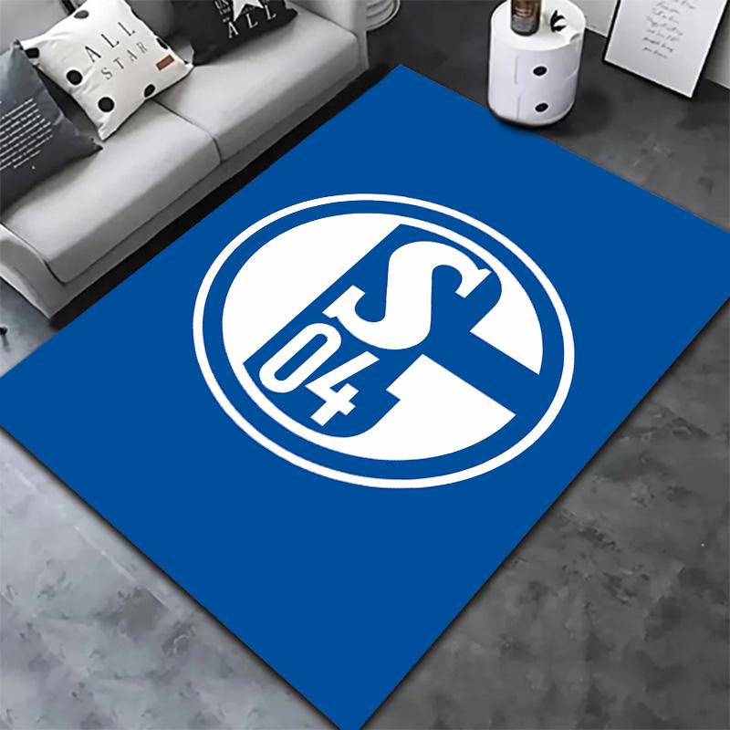 Fc Schalke Carpet Rug For Living Room Bedroom Home Sofa Decoration Kids Play Nonslip Floor Mat