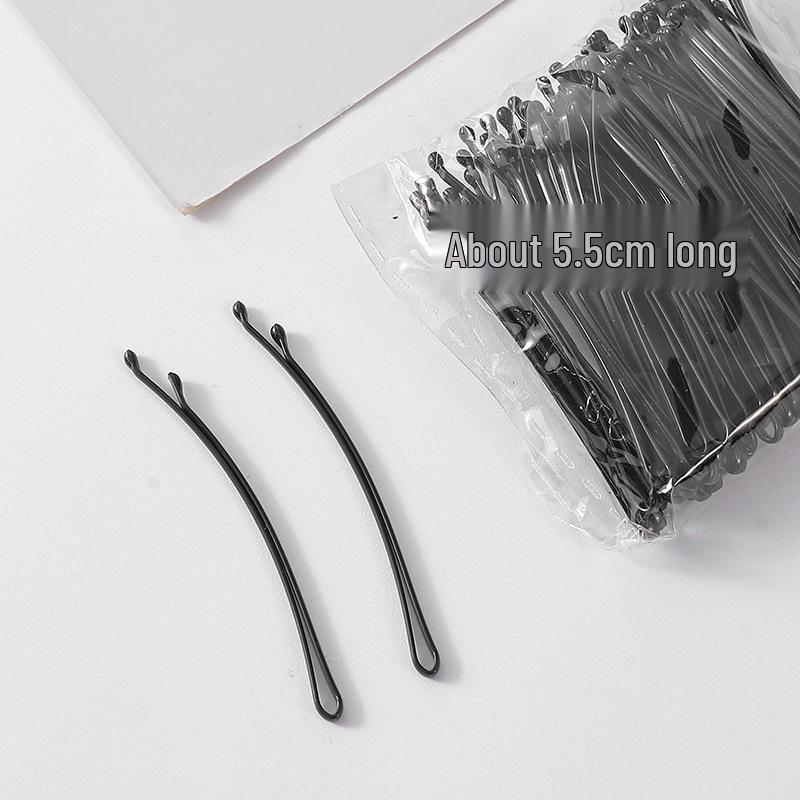 50-200 шт. Черные U-образные шпильки-невидимки и плоские зажимы для волос для укладки волос