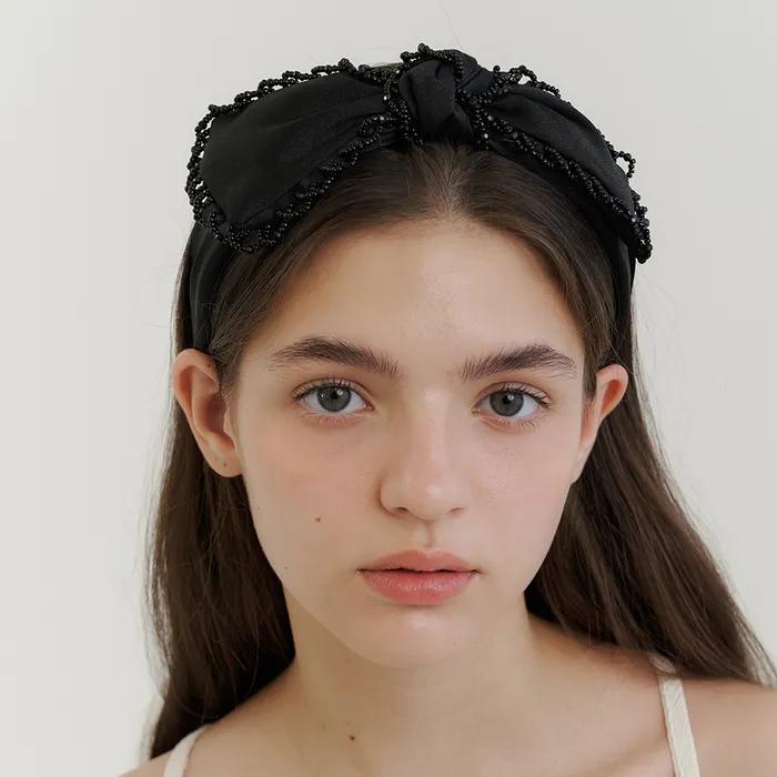 Beads ribbon Hairband