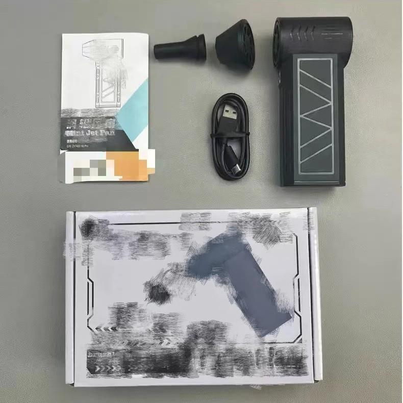 Высокоскоростной портативный бесщеточный фен: Турбовентилятор, Сильный ветер, Ручной, Беспроводной Fan