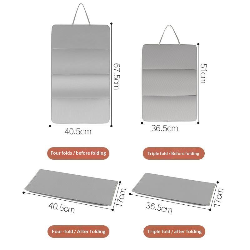 Ironing Mat Portable Folding Ironing Blanket Thick Heat Resistant Travel Clothes Protector Board Table Top Laundry Pad