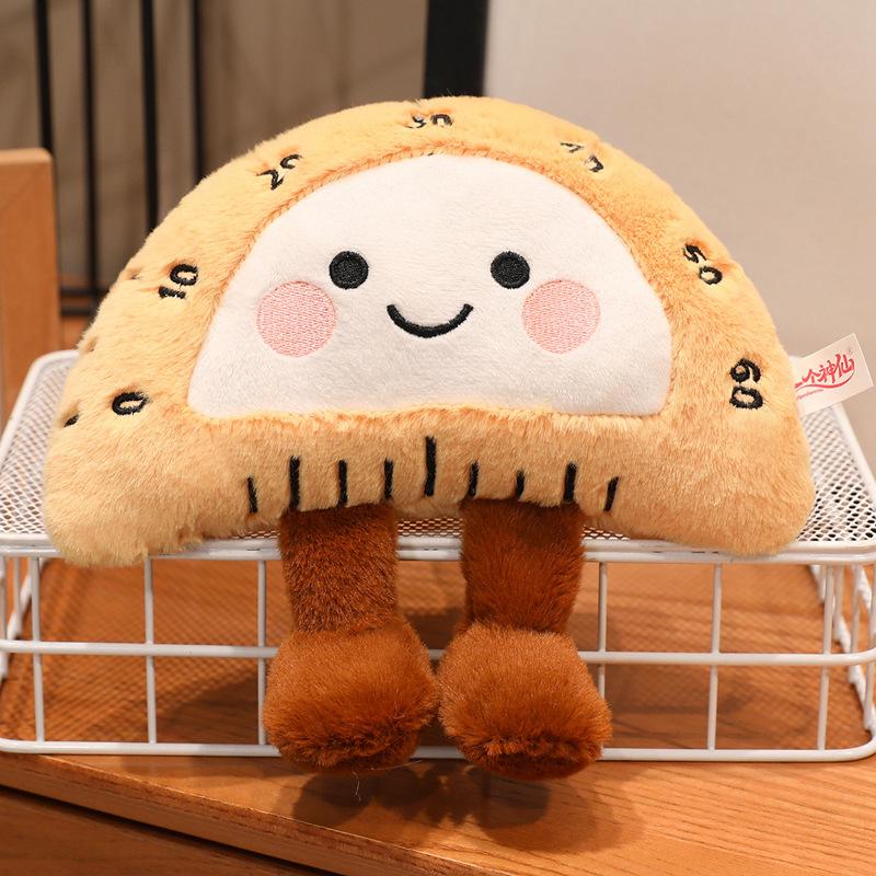 13/20CM Kawaii Cartoon Simulation Stationery Supplies Filling Anime Plush Toys Children's Pencil Rubber Ruler Handmade Doll