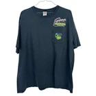 VTG Froggy s Saloon Daytona Beach Florida Biker Pocket T-Shirt 2XL Black 2XL