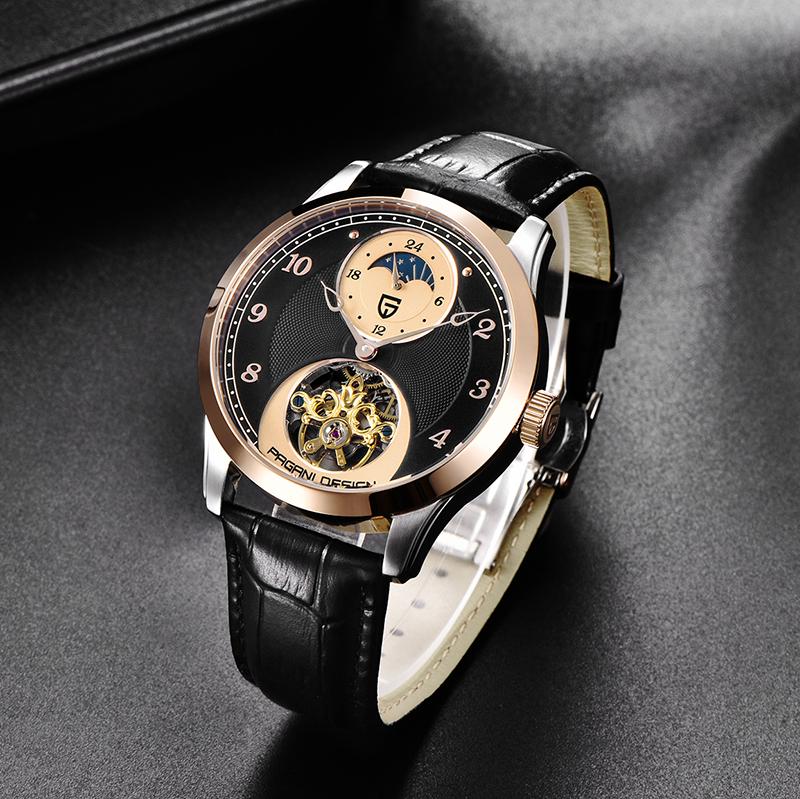PAGANI Top Brand Luxury Tourbillon Mechanical Watches Men Impermeabile  Orologio da polso in vera pelle acquista in modo economico — spedizione  gratuita, recensioni reali con foto — Joom