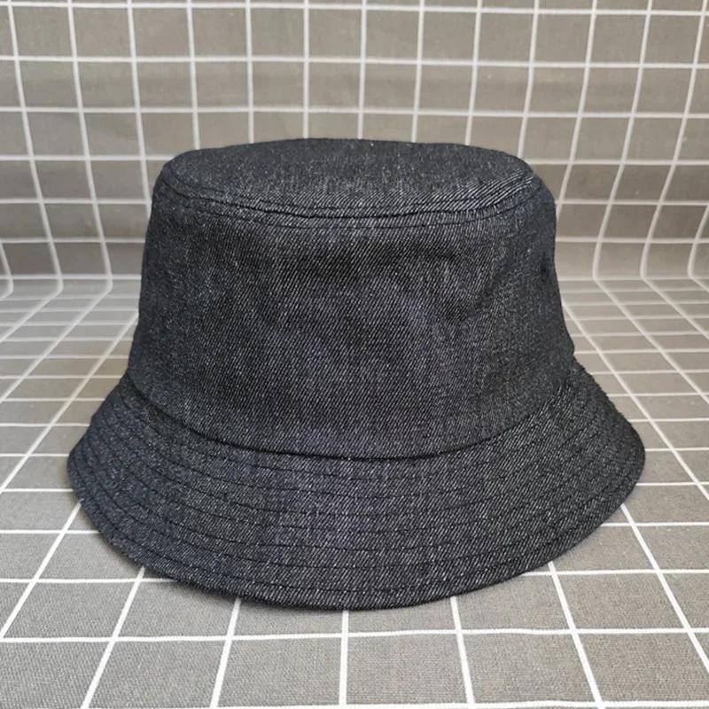 

Oversized Denim Bucket Hat Unisex Adjustable UPF 50+ Sun Protection Fishing Camping Outdoor Summer Beach Travel XXL 63-65cm чорний