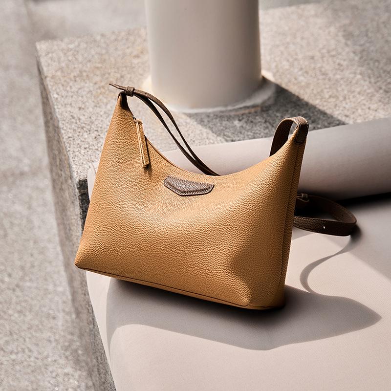 

Mrs. Qiao Underarm Bag for Women 2025 New High-End Bag Autumn Winter Shoulder Bag Crossbody High-End Genuine Leather Women s Bag Long28CM、Wide9.5CM、 H