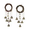 1Pcs Vintage Key Bell Hanging Pendant, Home Door Decoration for Witch Rattan Wreath Rope Porch Garden Outdoor Decor