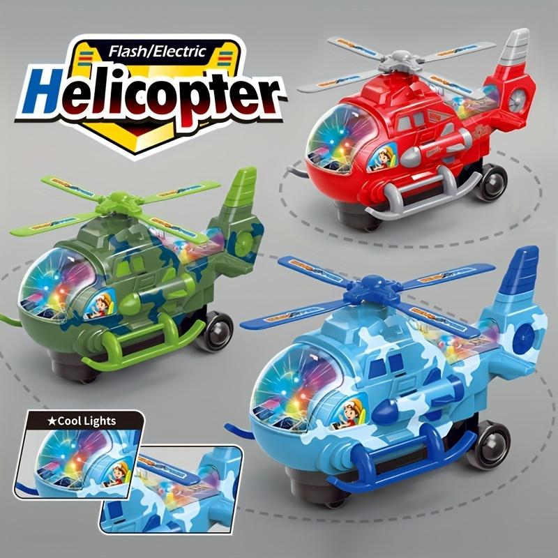 Electric Helicopter Toy with Lights And Music, 360° Rotation, Durable Plastic, Suitable for And, Ideal for Holidays And Playtime